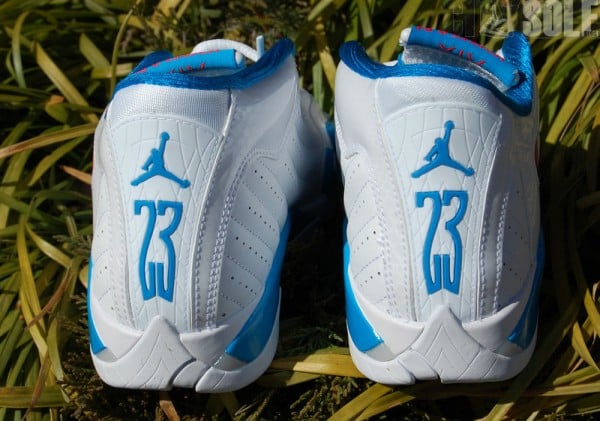 Air Jordan XIV (14) GS 'White/Siren Red-Neptune Blue'