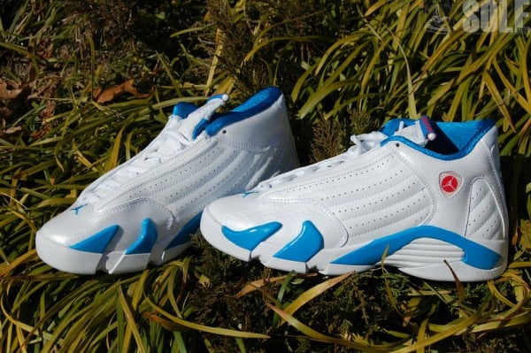 14s blue and white