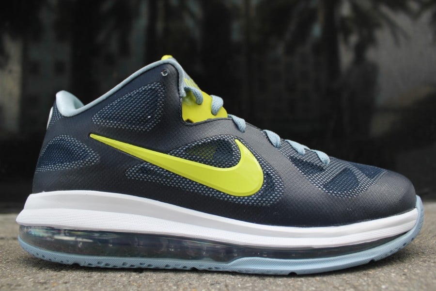 Nike LeBron 9 Low ‘Obsidian/Cyber-White-Blue Grey’