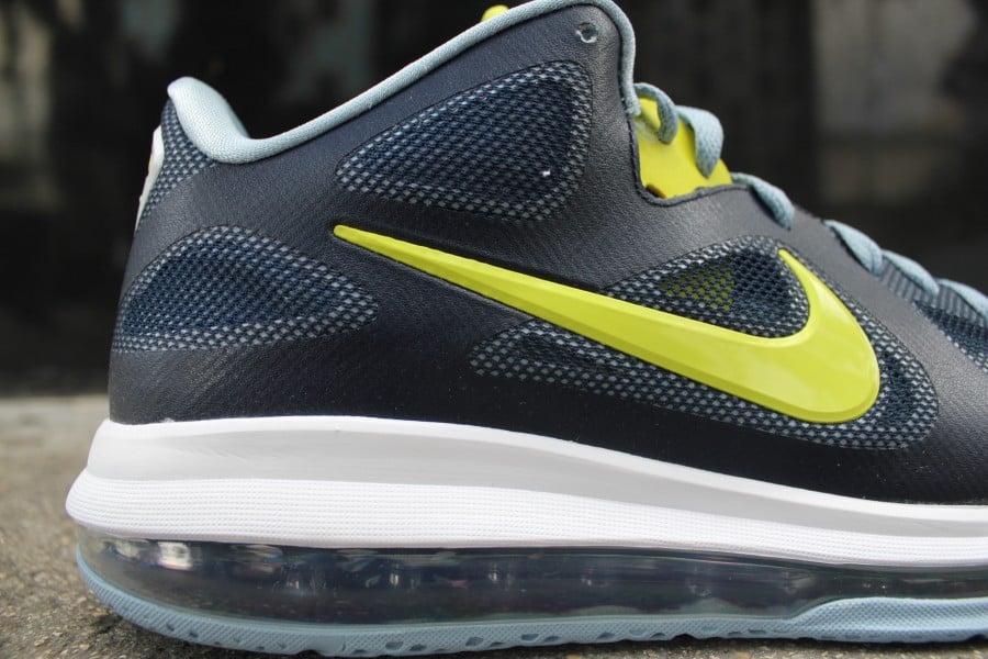 Nike LeBron 9 Low 'Obsidian/Cyber-White-Blue Grey'