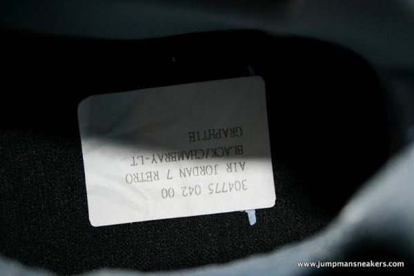 Air Jordan VII (7) 'Chambray' Unreleased Sample