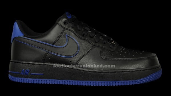 air force 1s black and blue