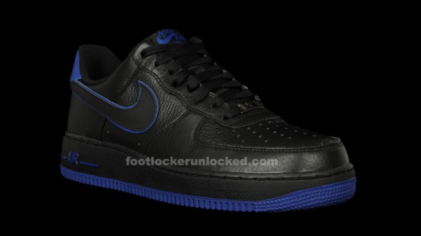 Release Reminder: Nike Air Force 1 Low 'Black/Black-Old Royal'