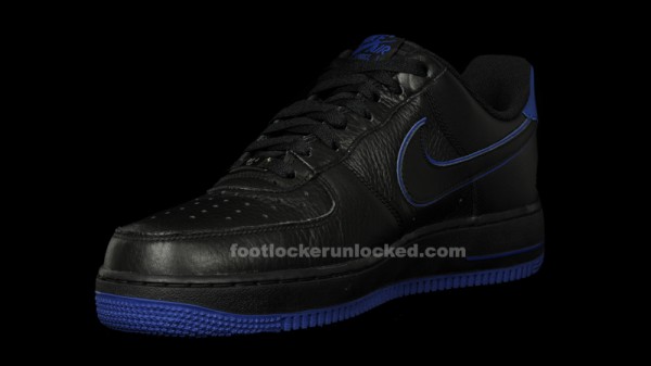 Release Reminder: Nike Air Force 1 Low 'Black/Black-Old Royal'