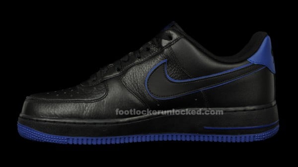 Release Reminder: Nike Air Force 1 Low 'Black/Black-Old Royal'