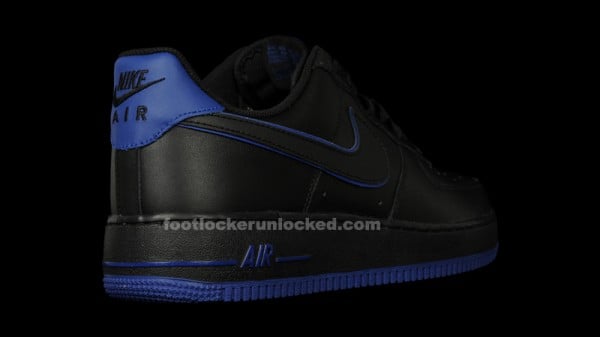 Release Reminder: Nike Air Force 1 Low 'Black/Black-Old Royal'