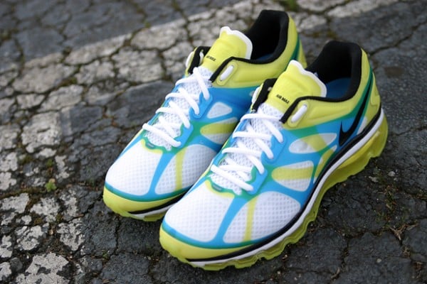 Nike Air Max+ 2012 'White/Volt-Blue Spark'