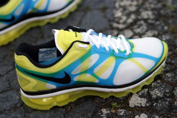 Nike Air Max+ 2012 'White/Volt-Blue Spark'