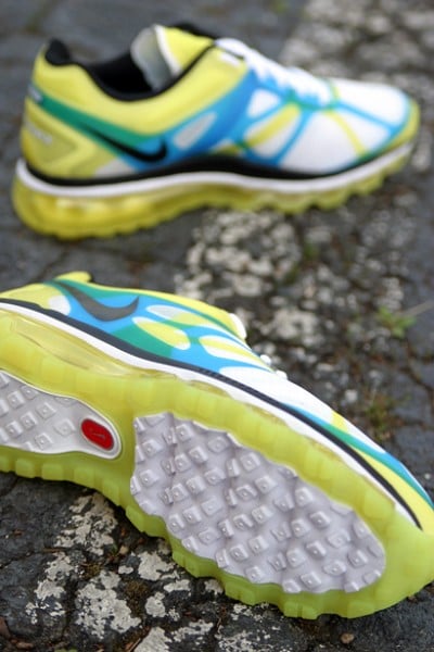 Nike Air Max+ 2012 'White/Volt-Blue Spark'