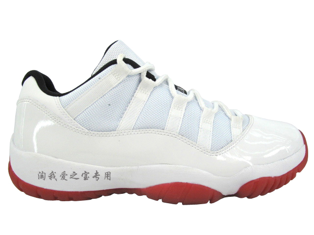 Air Jordan XI (11) Low 'White/Black-Varsity Red' - More Looks