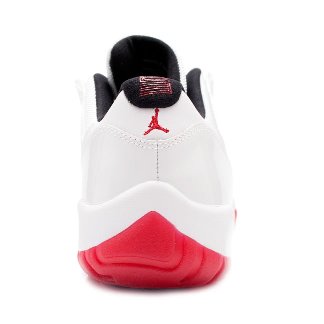 Air Jordan XI (11) Low 'White/Black-Varsity Red' - More Images
