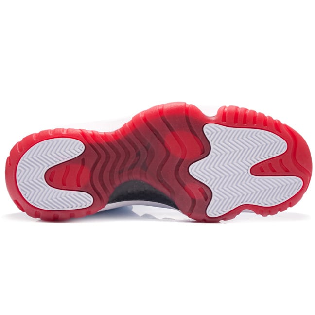 Air Jordan XI (11) Low 'White/Black-Varsity Red' - More Images