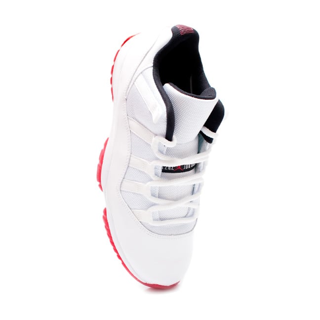 Air Jordan XI (11) Low 'White/Black-Varsity Red' - More Images