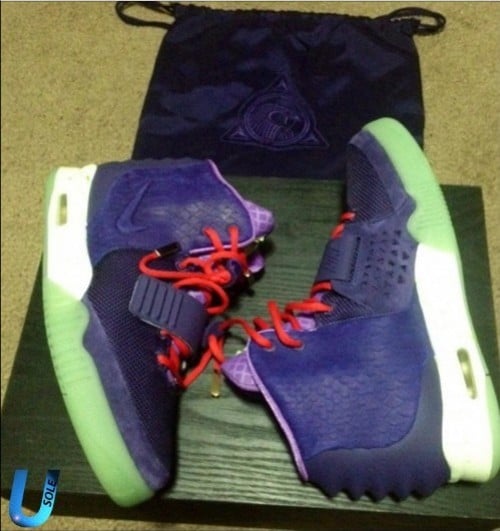 nike air yeezy 2 purple