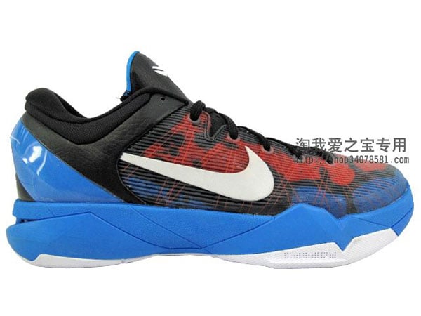 Nike Kobe VII (7) Black/Red-Blue 'Poison Dart Frog'