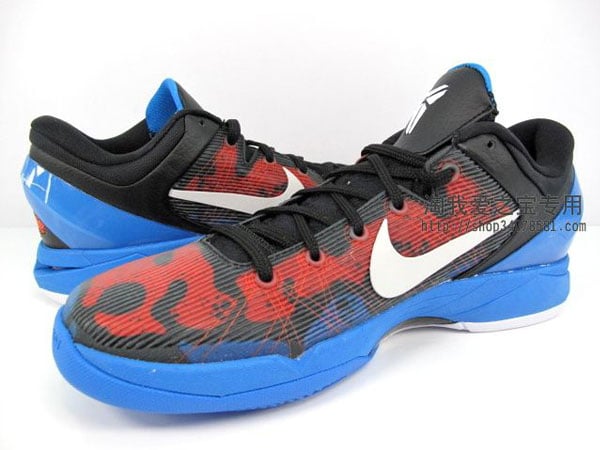 Nike Kobe VII (7) Black/Red-Blue 'Poison Dart Frog'