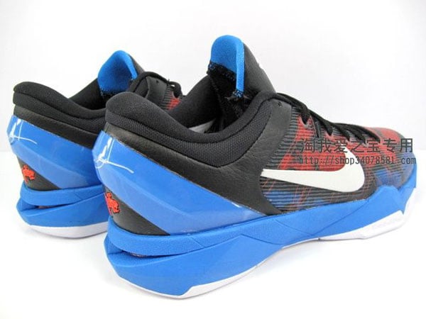 Nike Kobe VII (7) Black/Red-Blue 'Poison Dart Frog'