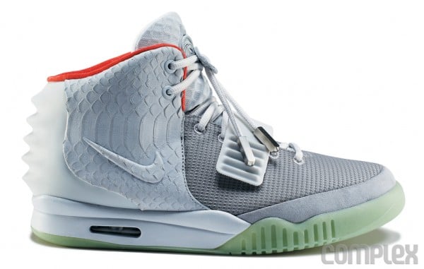 Nike Air Yeezy 2 'Wolf Grey/Pure 