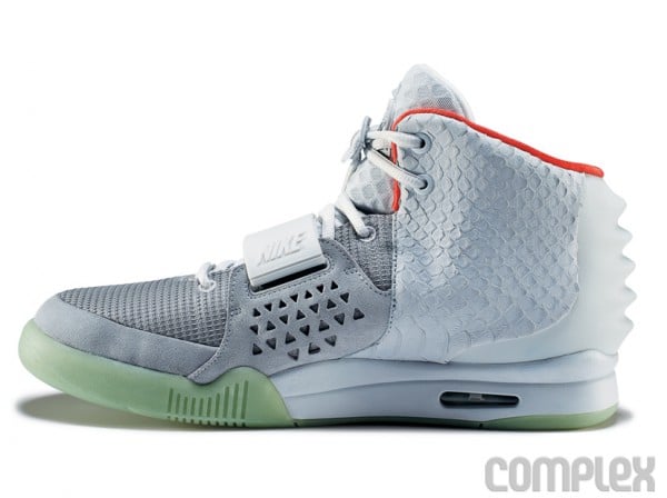 Nike Air Yeezy 2 'Wolf Grey/Pure Platinum' - Detailed Images