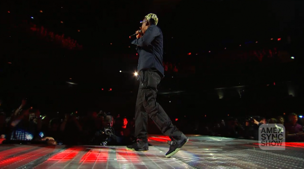 Jay-Z Rocks the Yeezy 2 for SXSW Performance