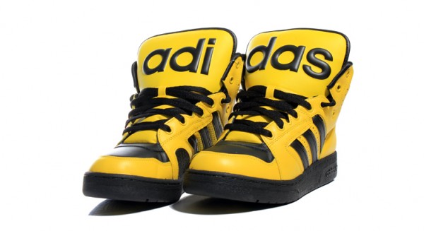 adidas Originals by Jeremy Scott Instinct Hi 'Yellow' - Another Look |  SneakerFiles