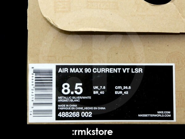 Nike Air Max 90 Current VT LSR 'Metallic Silver' - Another Look