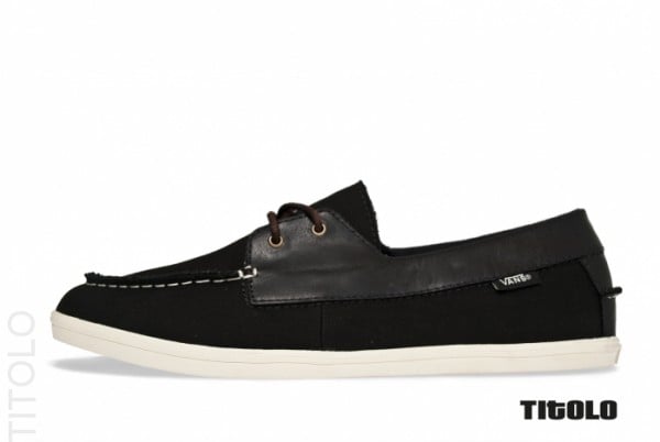 Vans CA Zapato Gore Lo Pro Canvas and Leather 'Black'