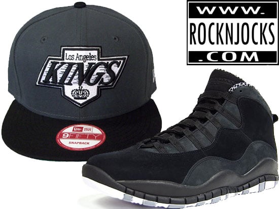 LA Kings Snapback Matching the Jordan 10 Stealth Available