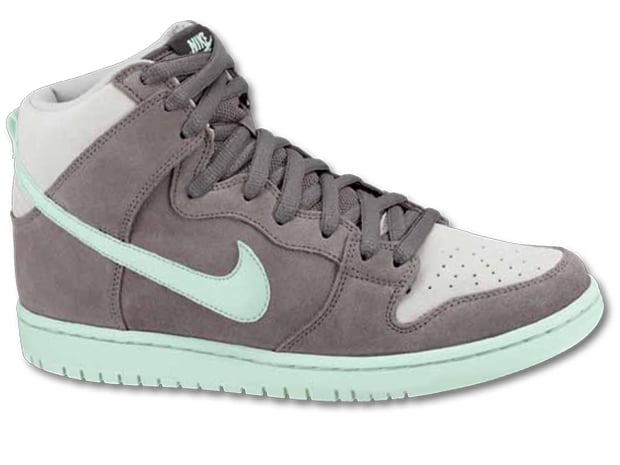 Nike SB Dunk High 'Earl Grey/Medium Mint' - Winter 2012