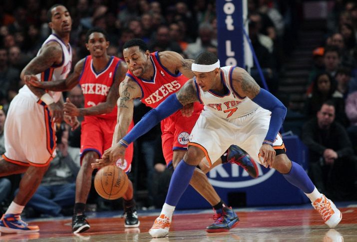 Carmelo Anthony Laces Up the 'Syracuse' Melo M8 for Selection Sunday