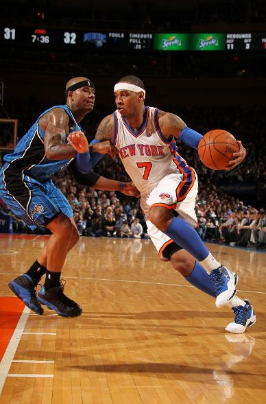 Melo Dons 'All-Star' Kicks in Win Over Magic