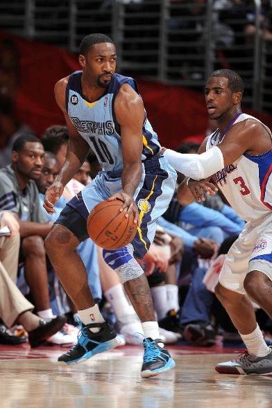 Gilbert Arenas Rocks the 'Playstation' Huarache Trainer in LA