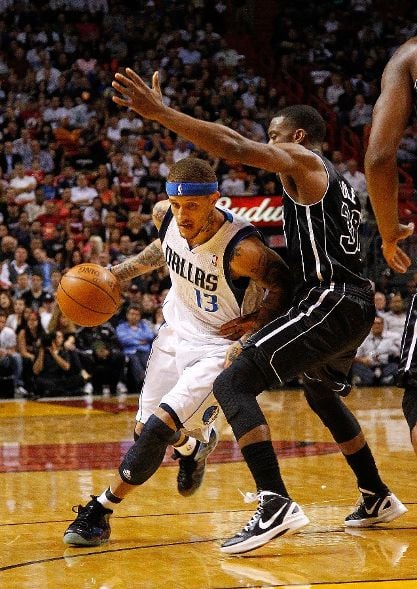 Delonte West Laces Up 'Galaxy' Foams in Miami