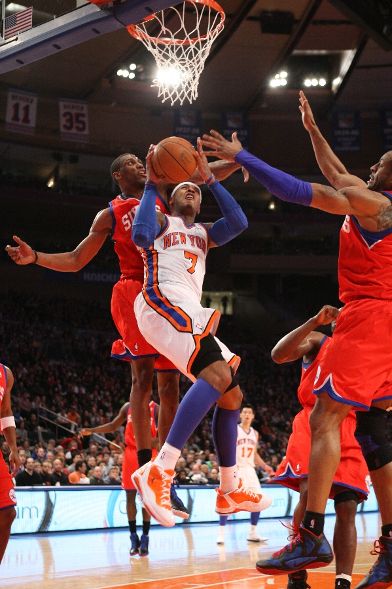 Carmelo Anthony Laces Up the 'Syracuse' Melo M8 for Selection Sunday