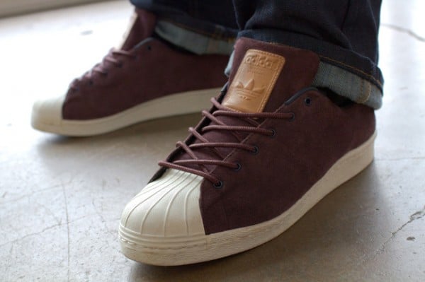 adidas superstar 80s brown