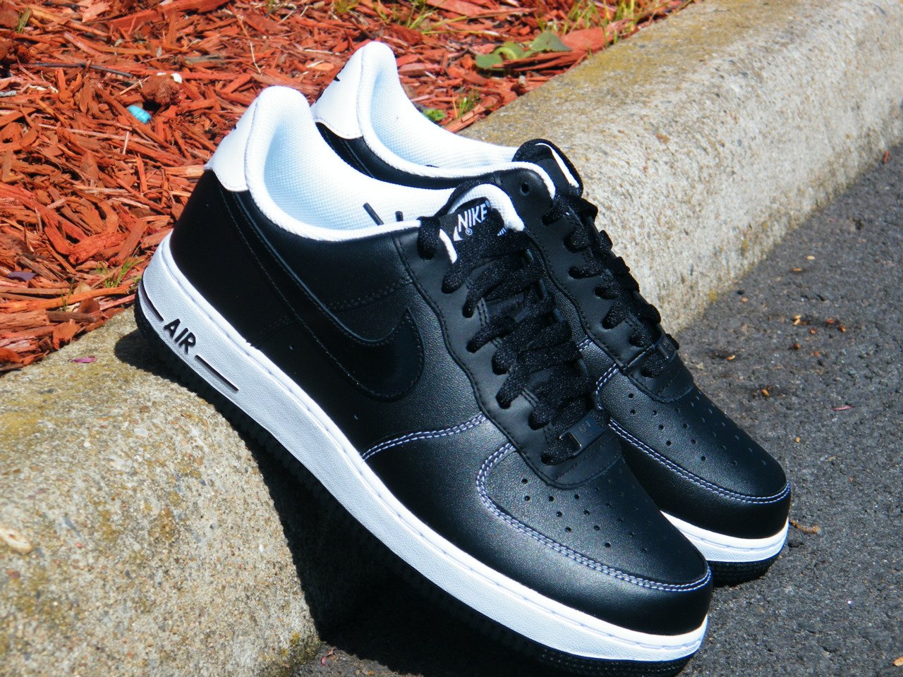 Nike Air Force 1 Low 'Black/Black White'