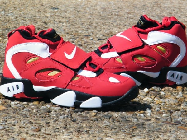 nike air diamond turf red and black