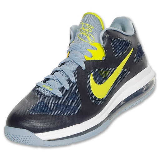 Nike LeBron 9 Low 'Obsidian/Cyber-White-Blue Grey' - Now Available at Finish Line