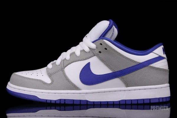 Nike SB Dunk Low 'Matte Silver/Varsity Royal-White' - Now Available