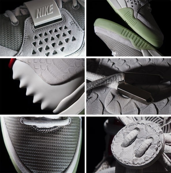 Nike Air Yeezy 2 'Wolf Grey/Pure Platinum' - Detailed Look