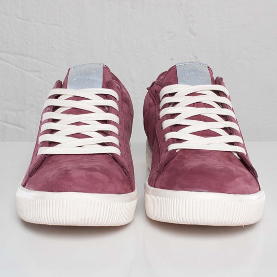 UNDFTD x PUMA Clyde Luxe 2 'Team Burgundy'