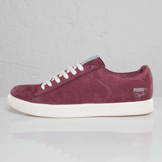 UNDFTD x PUMA Clyde Luxe 2 'Team Burgundy'