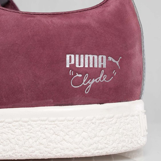 UNDFTD x PUMA Clyde Luxe 2 'Team Burgundy'