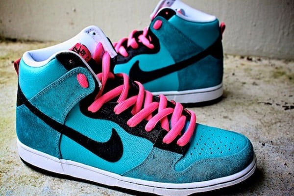 Nike SB Dunk High 'South Beach' Customs by Proof Culture