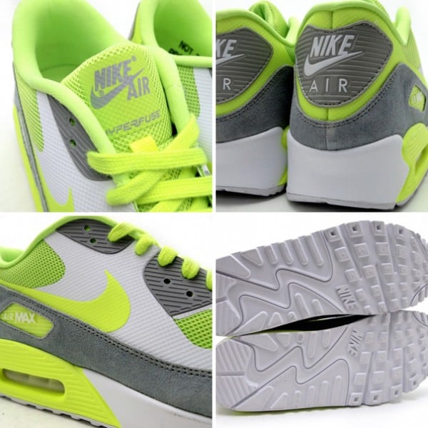 Nike Air Max 90 Hyperfuse PRM 'Volt/Wolf Grey'