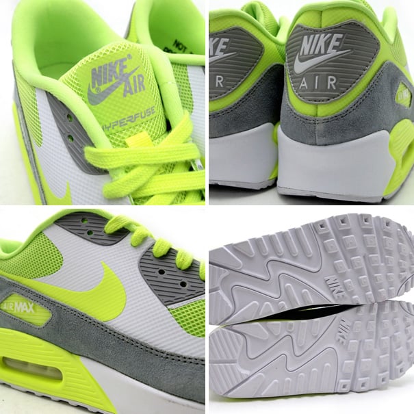 Nike Air Max 90 Hyperfuse PRM 'Volt/Wolf Grey'