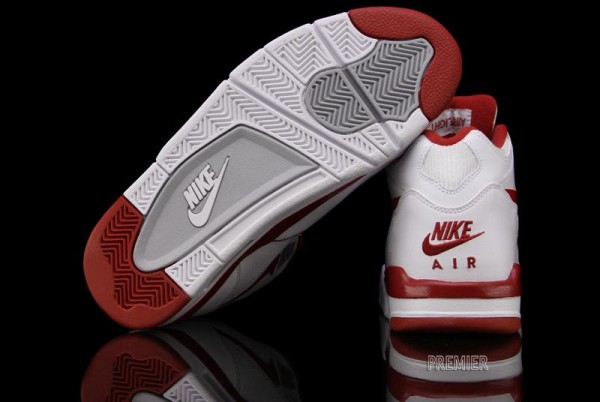 Nike Air Flight 89 'White/Wolf Grey-Varsity Red'