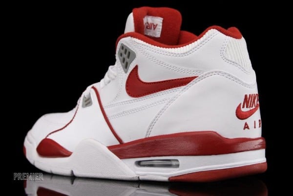 Nike Air Flight 89 'White/Wolf Grey-Varsity Red'