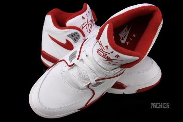 Nike Air Flight 89 'White/Wolf Grey-Varsity Red'