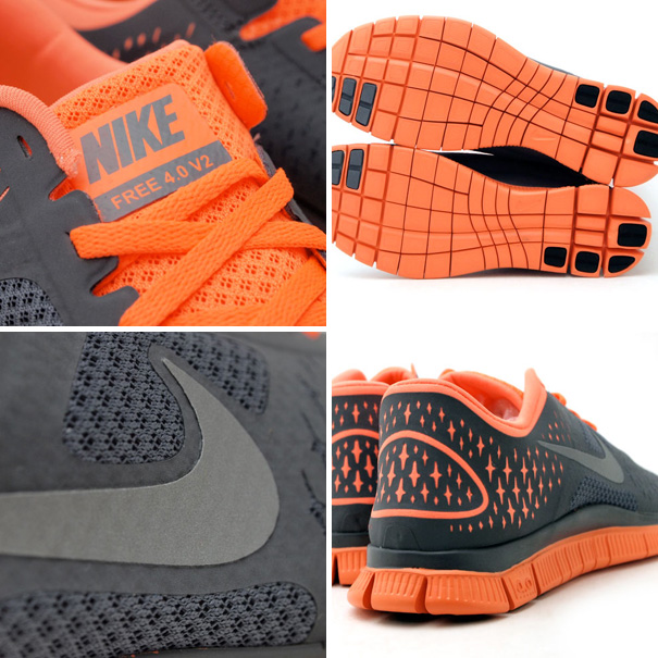 nike free 4.0 v4 orange